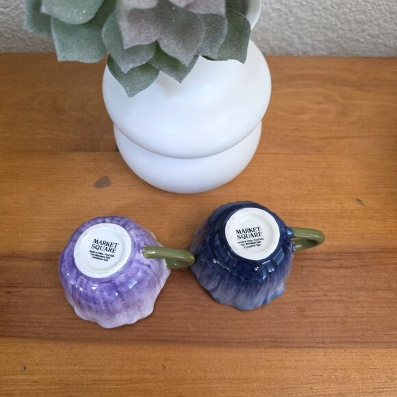 Set of 2 Market Square Miniature Tulip Cups with Light Floral Scented Candles - Picture 3 of 3